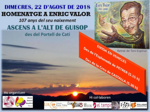 107 aniversari d’Enric Valor Alt de Guisop (Castalla), dimecres 22 d’agost de 2018 2